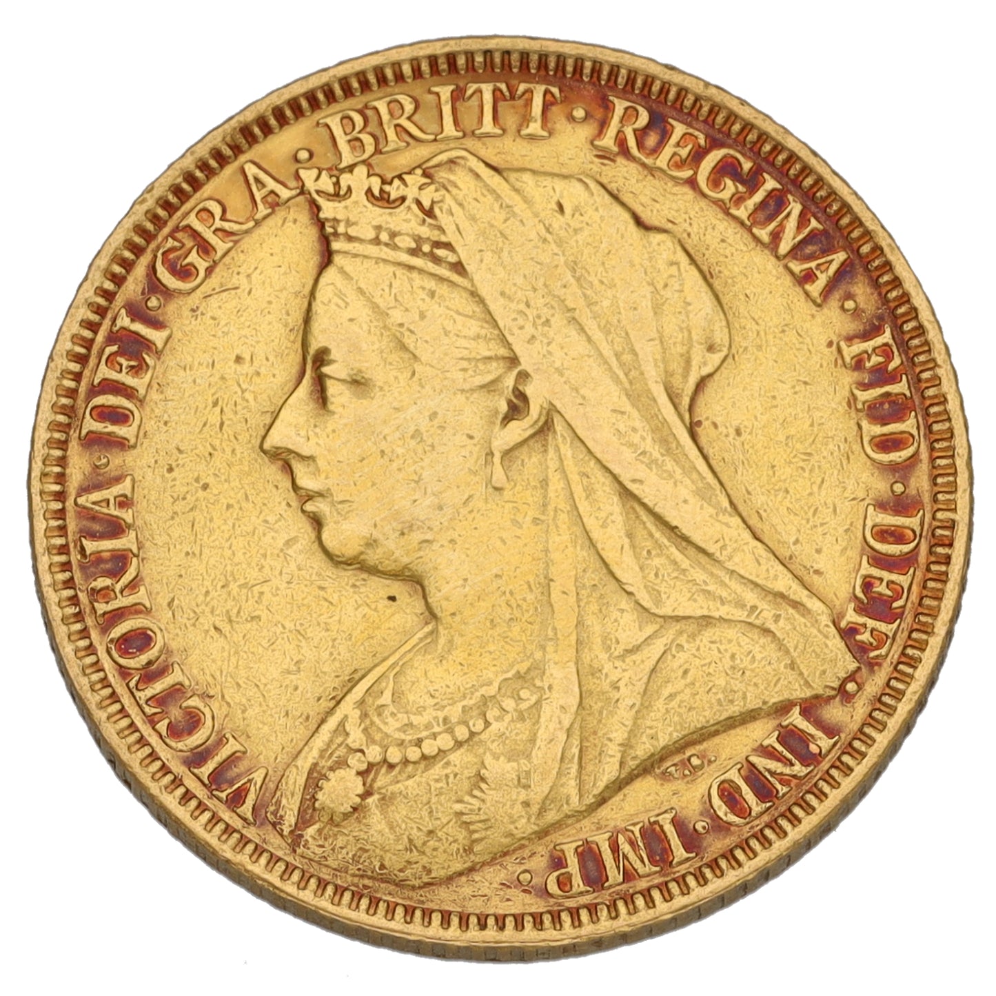 22ct Gold Queen Victoria Full Sovereign Coin 1897