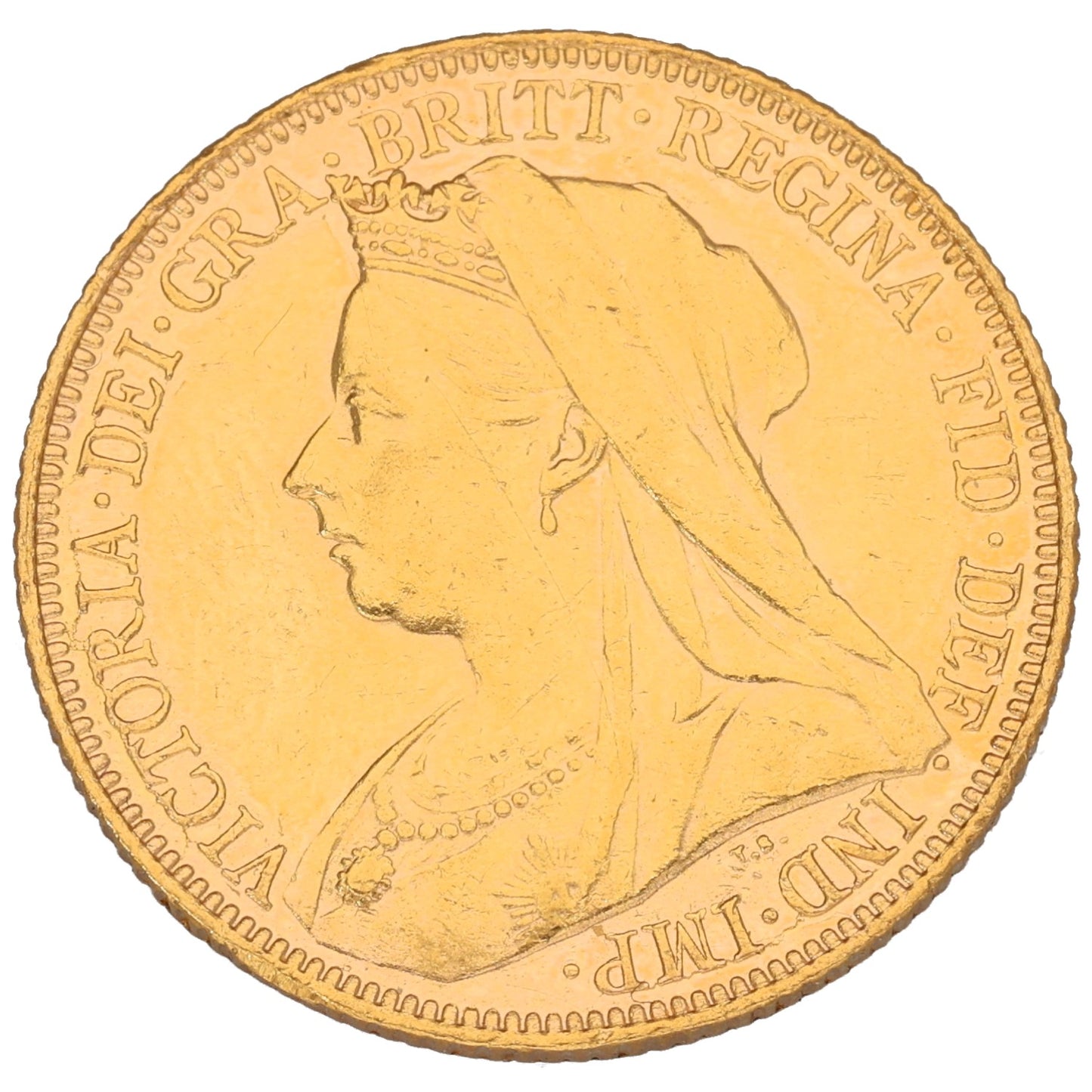 22ct Gold Queen Victoria Full Sovereign Coin 1901