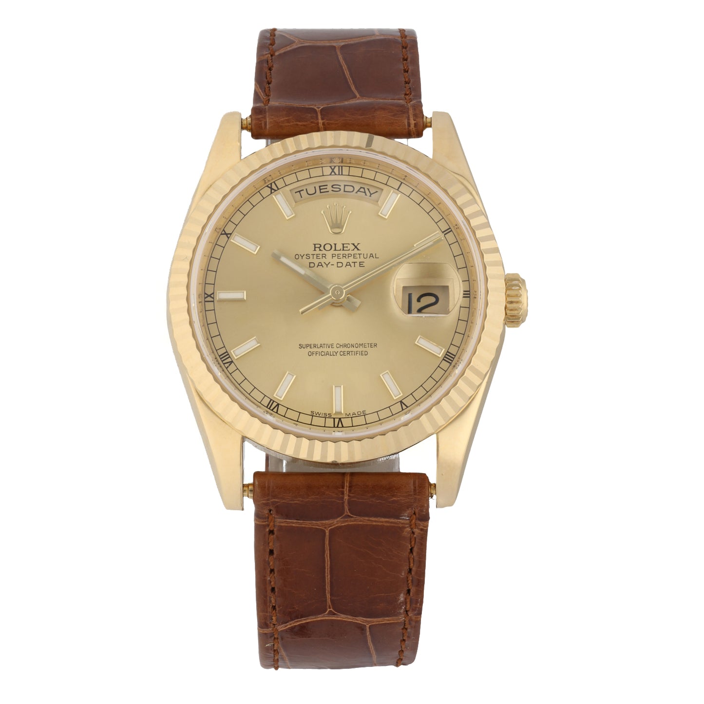 Rolex Day-Date 118238 36mm Gold Watch