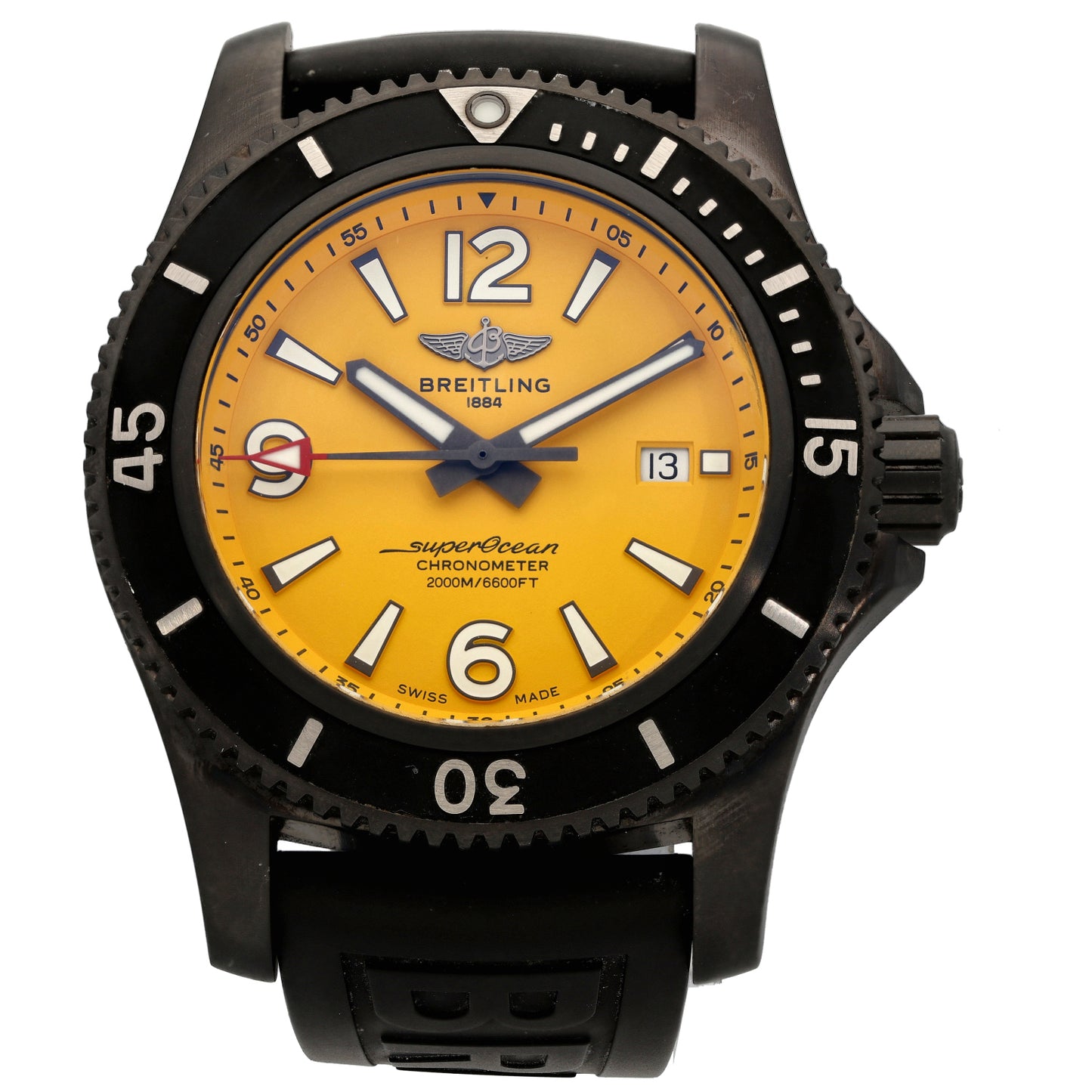Breitling Superocean 46 M17368 46mm DLC Stainless Steell Watch