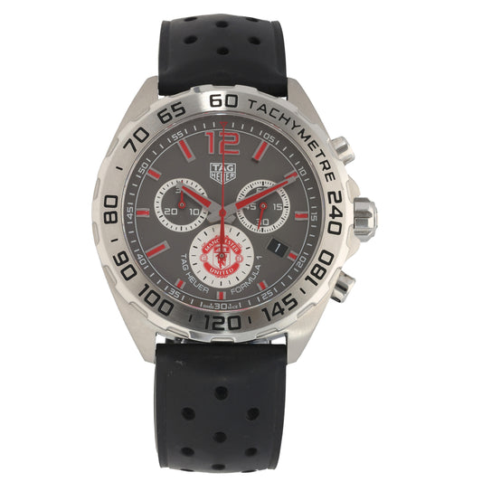 Tag Heuer Formula 1 Manchester United CAZ101M 43mm Stainless Steel Watch