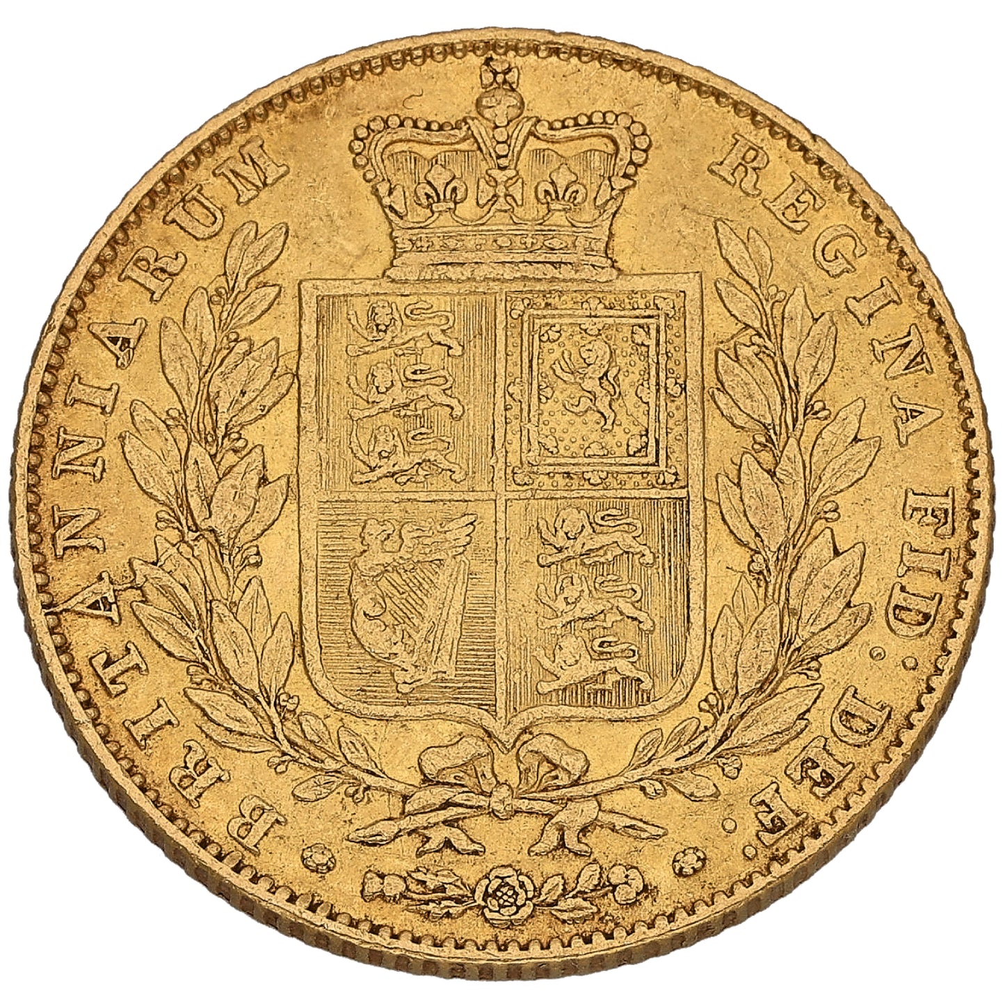 22ct Gold Queen Victoria Full Sovereign Coin 1843
