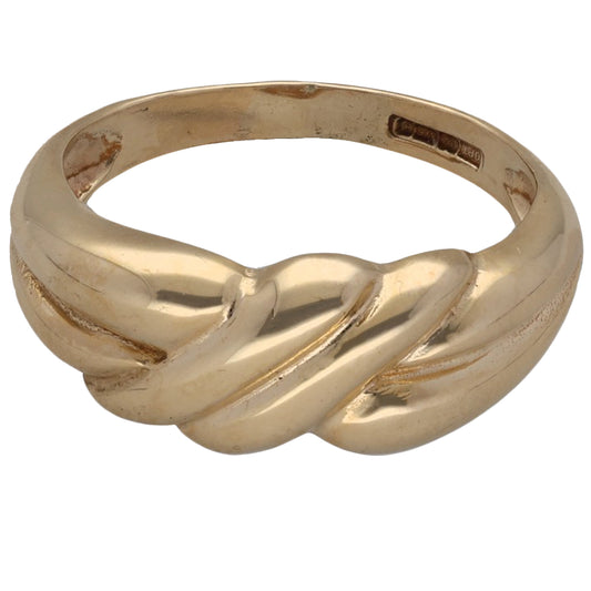 9ct Gold Dress/Cocktail Ring Size N