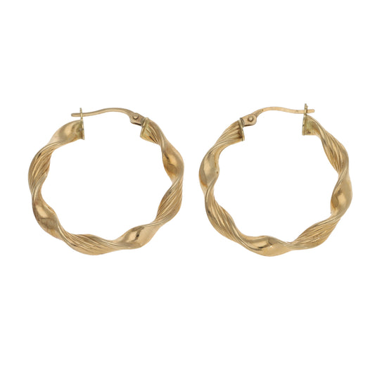 9ct Gold Hoop Earrings