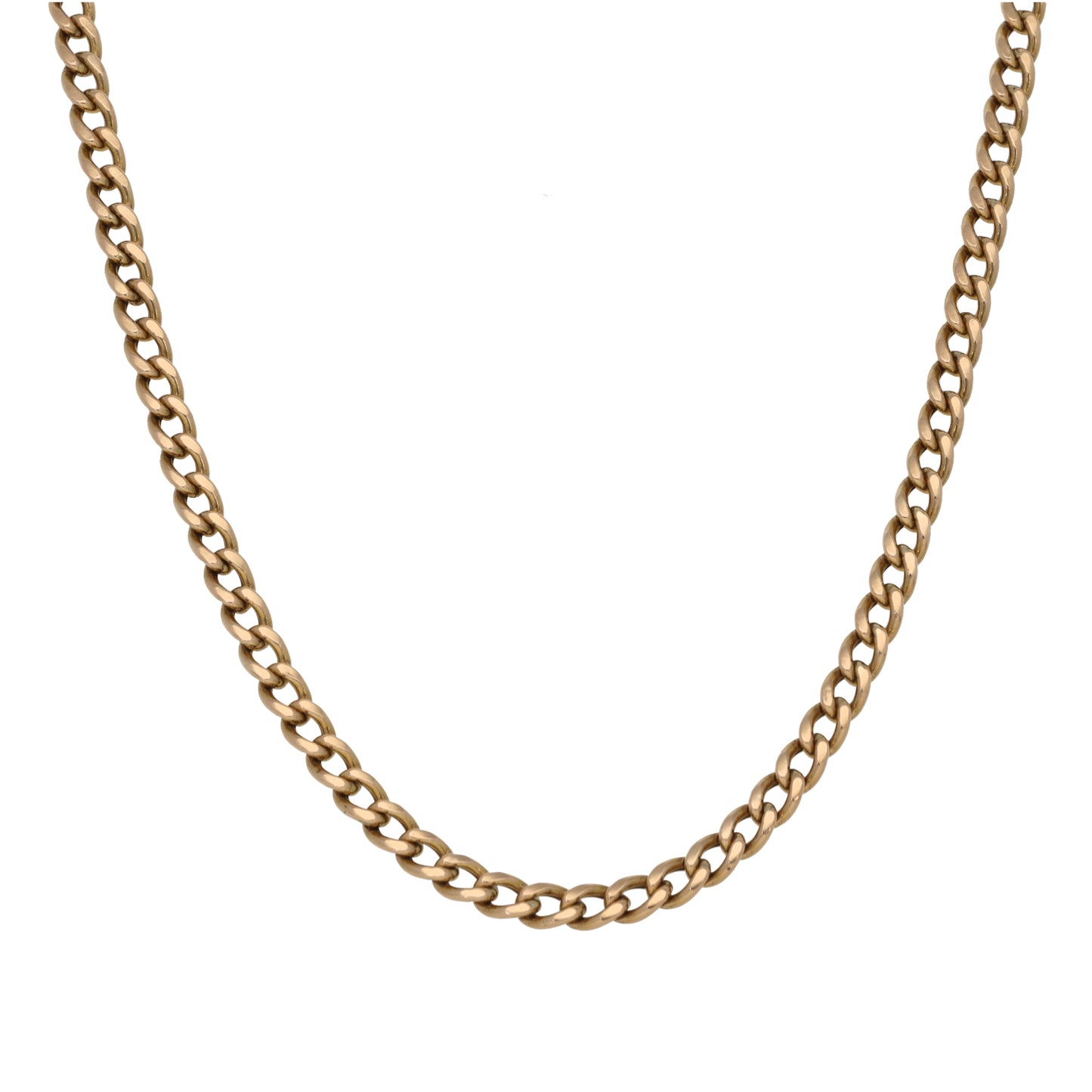 9ct Gold Curb Chain 24"