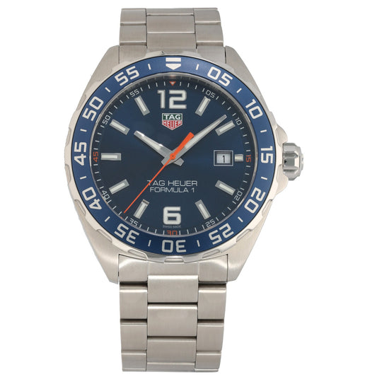 Tag Heuer Formula 1 WAZ1010 43mm Stainless Steel Watch