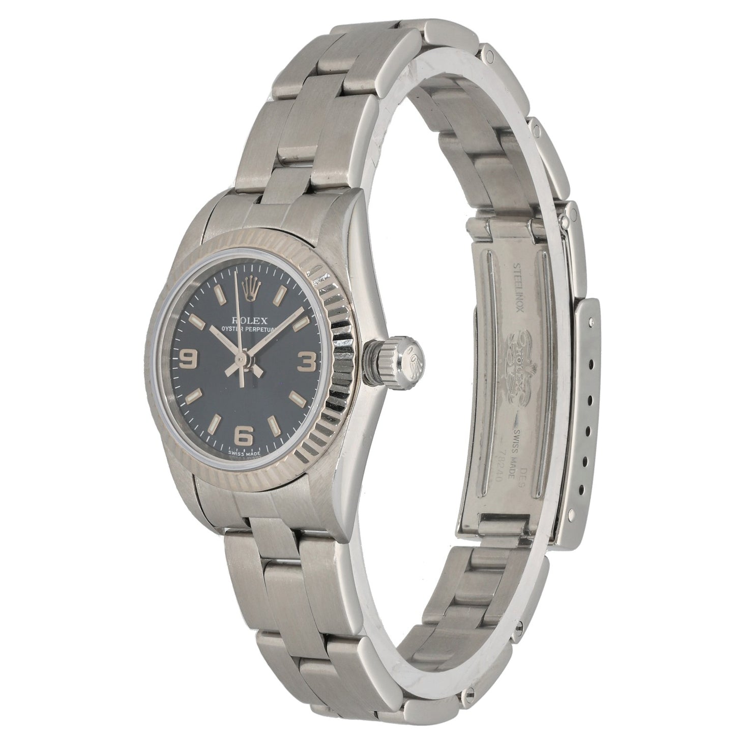 Rolex Oyster Perpetual 76094 26mm Stainless Steel Watch