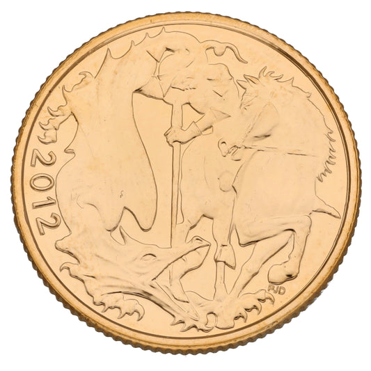 22ct Gold Queen Elizabeth II Full Sovereign Coin 2012