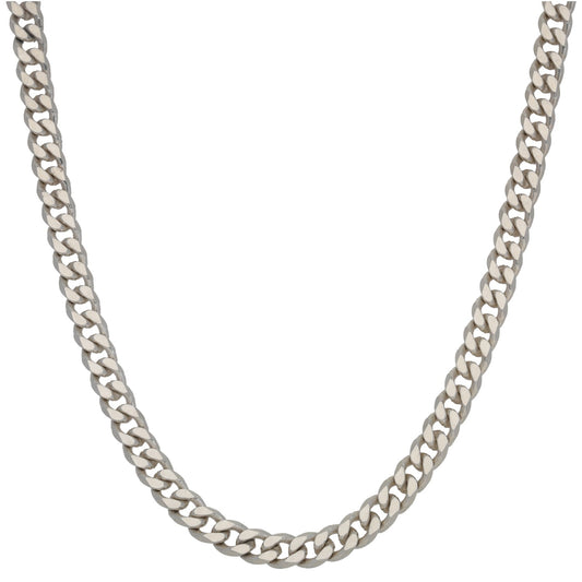 Sterling Silver Curb Chain 20"