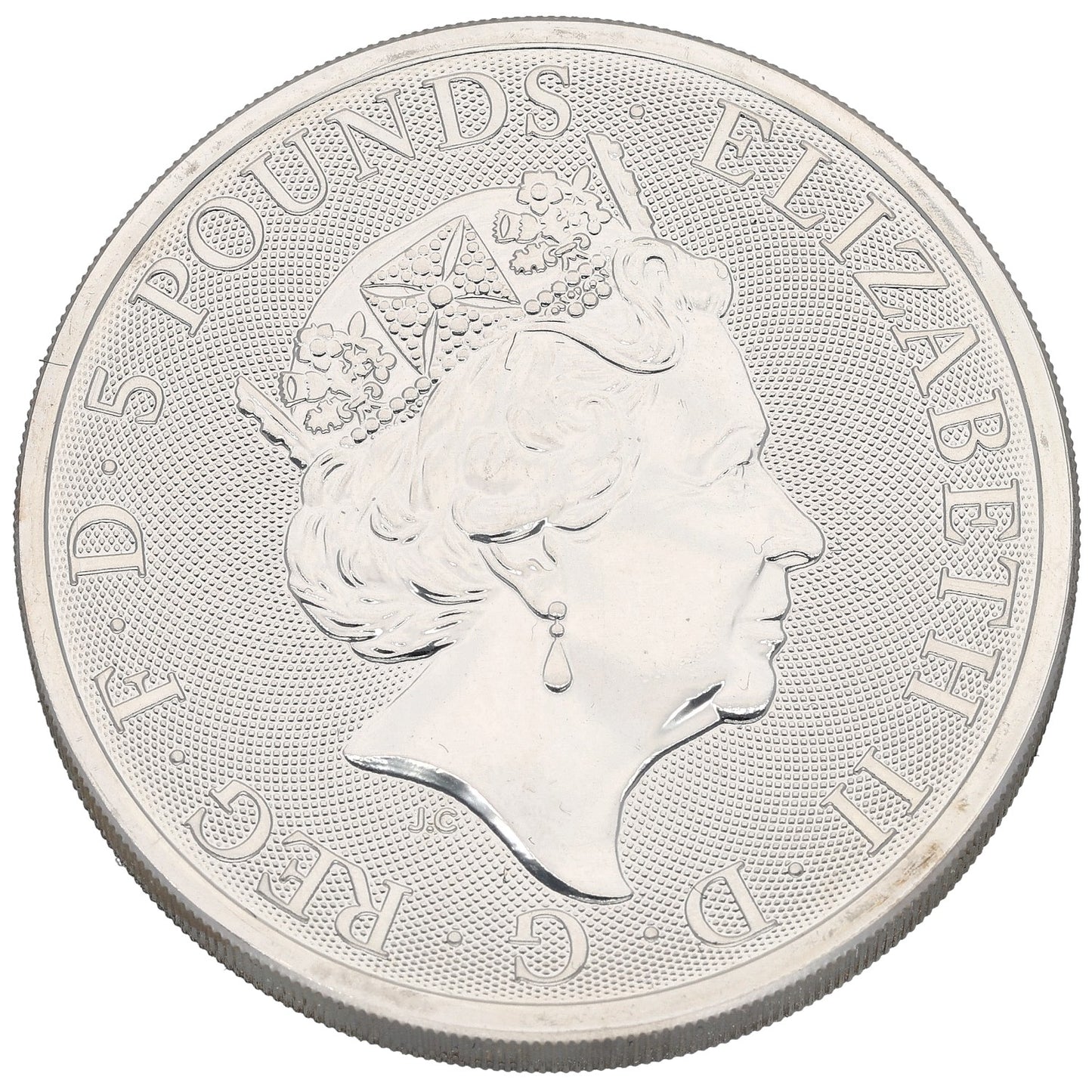 Fine Silver White Horse Of Hanover 2 OZ Coin 2020