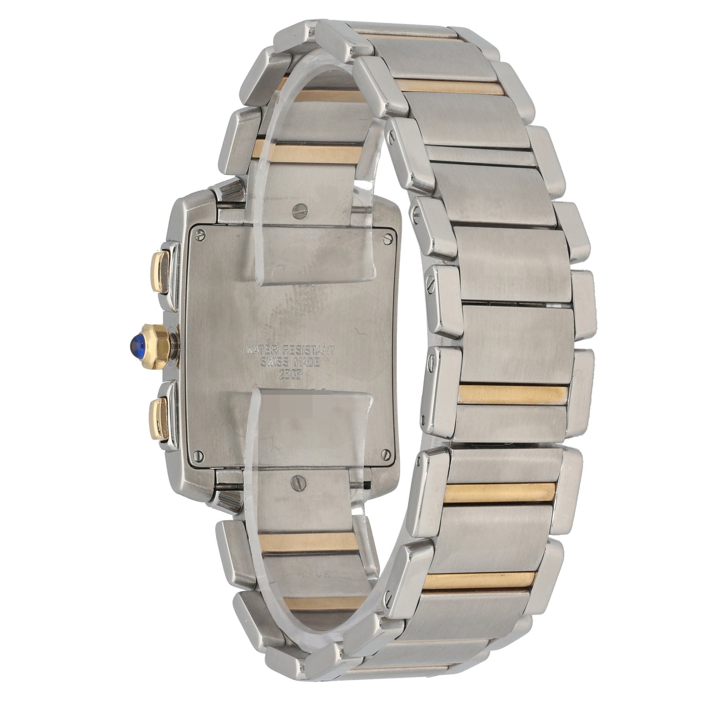 Cartier Chronoflex W51001Q3 28MM Bi-Colour Watch