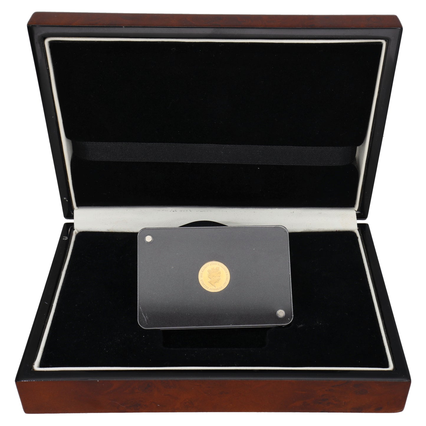 22ct Gold The Longest Reigning Monarch Quarter Sovereign Coin 2015