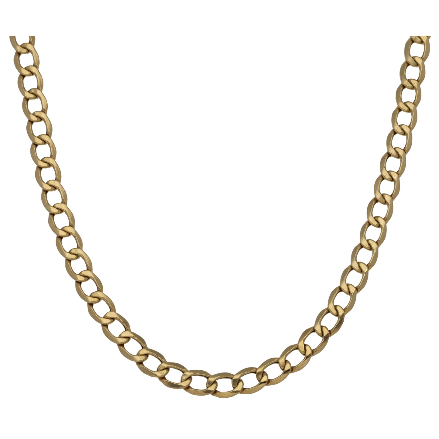 9ct Gold Curb Chain 24"