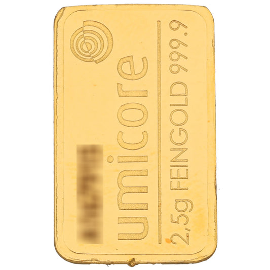 24ct 2.5g Gold Bar