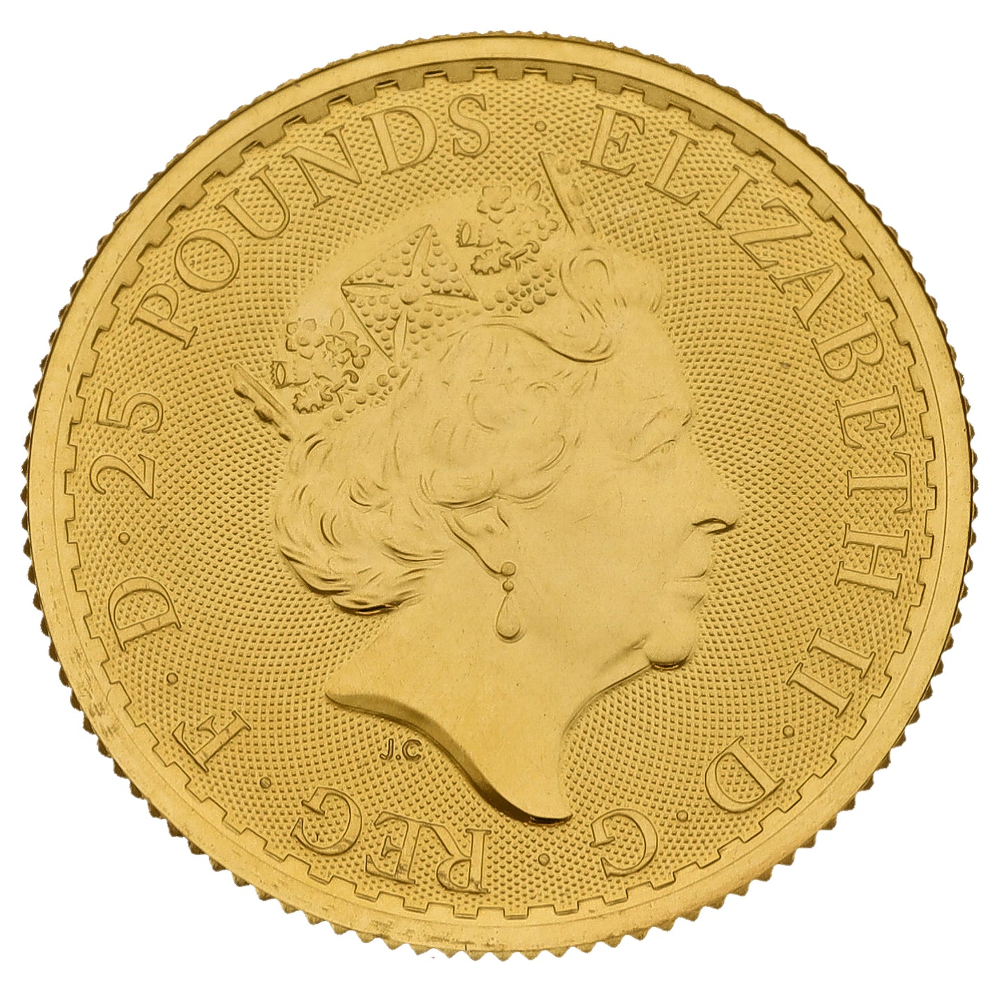 24ct Gold Queen Elizabeth II 1/4 OZ Britannia Coin 2021