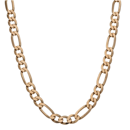 9ct Gold Figaro Chain 22"