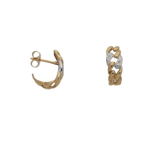 9ct Gold 0.05ct Diamond Earrings & Necklace Set