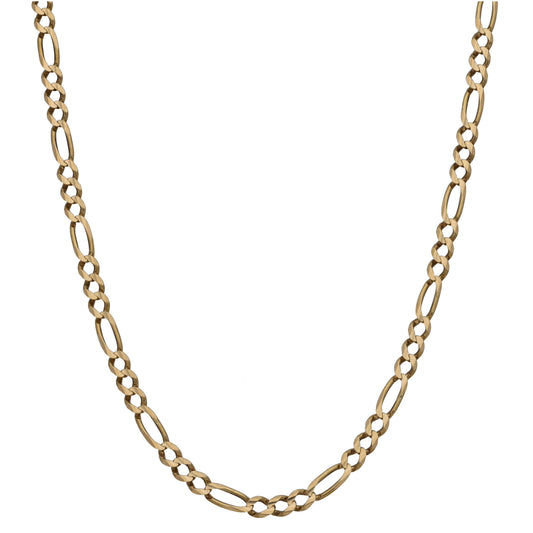 9ct Gold Figaro Chain 20"
