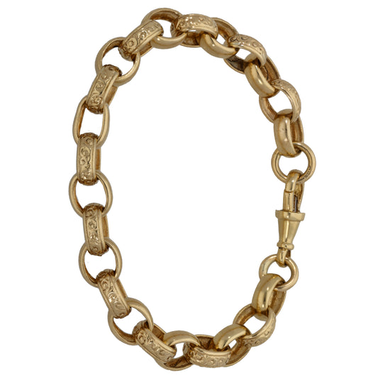 9ct Gold Belcher Bracelet
