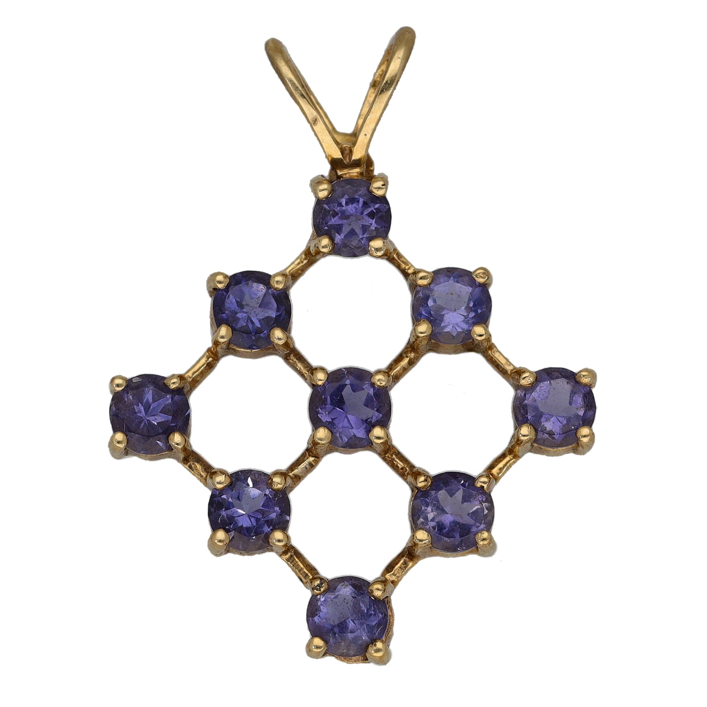 9ct Gold Tanzanite Dress/Cocktail Pendant