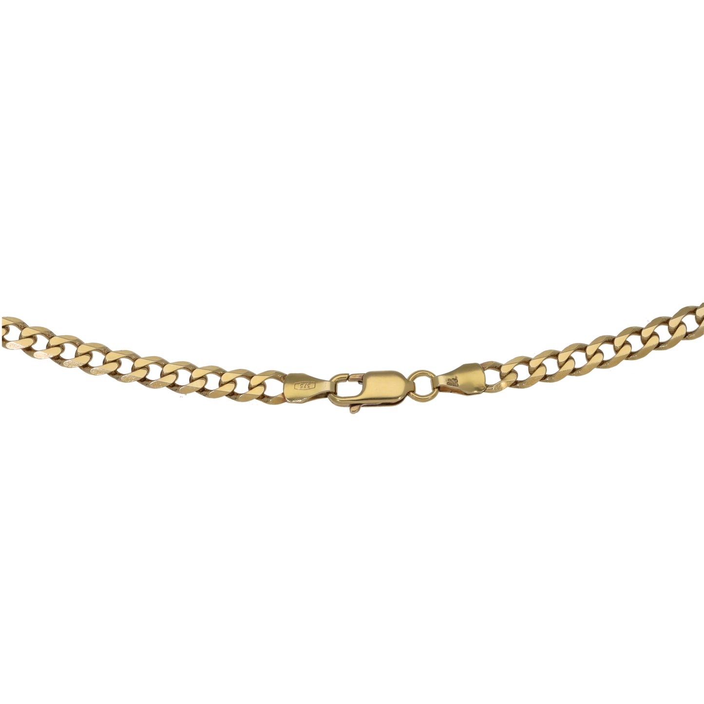 9ct Gold Curb Chain 24"