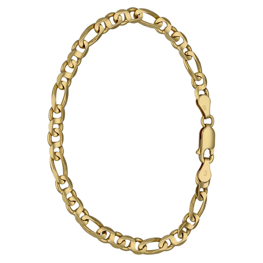 9ct Gold Figaro Bracelet