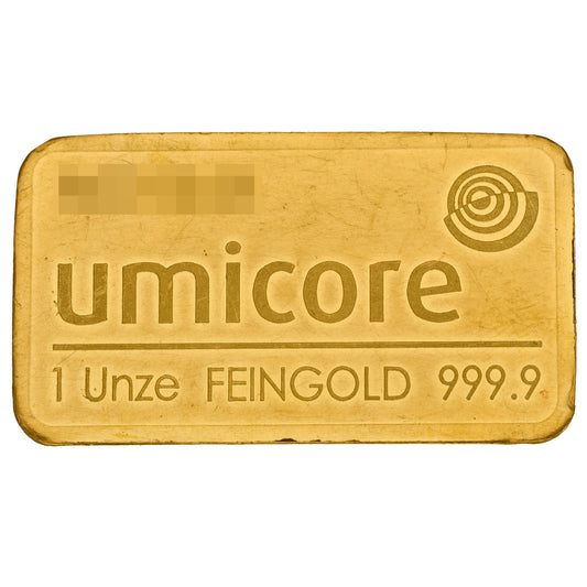 24ct 1 OZ Gold Bar