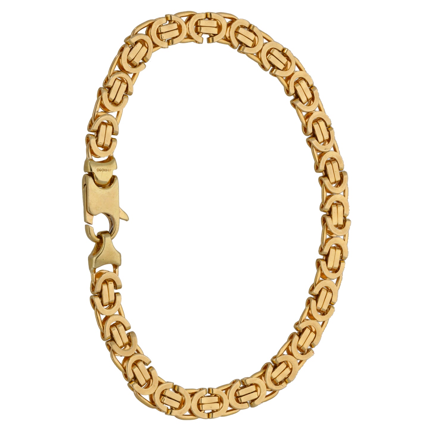 9ct Gold Byzantine Bracelet