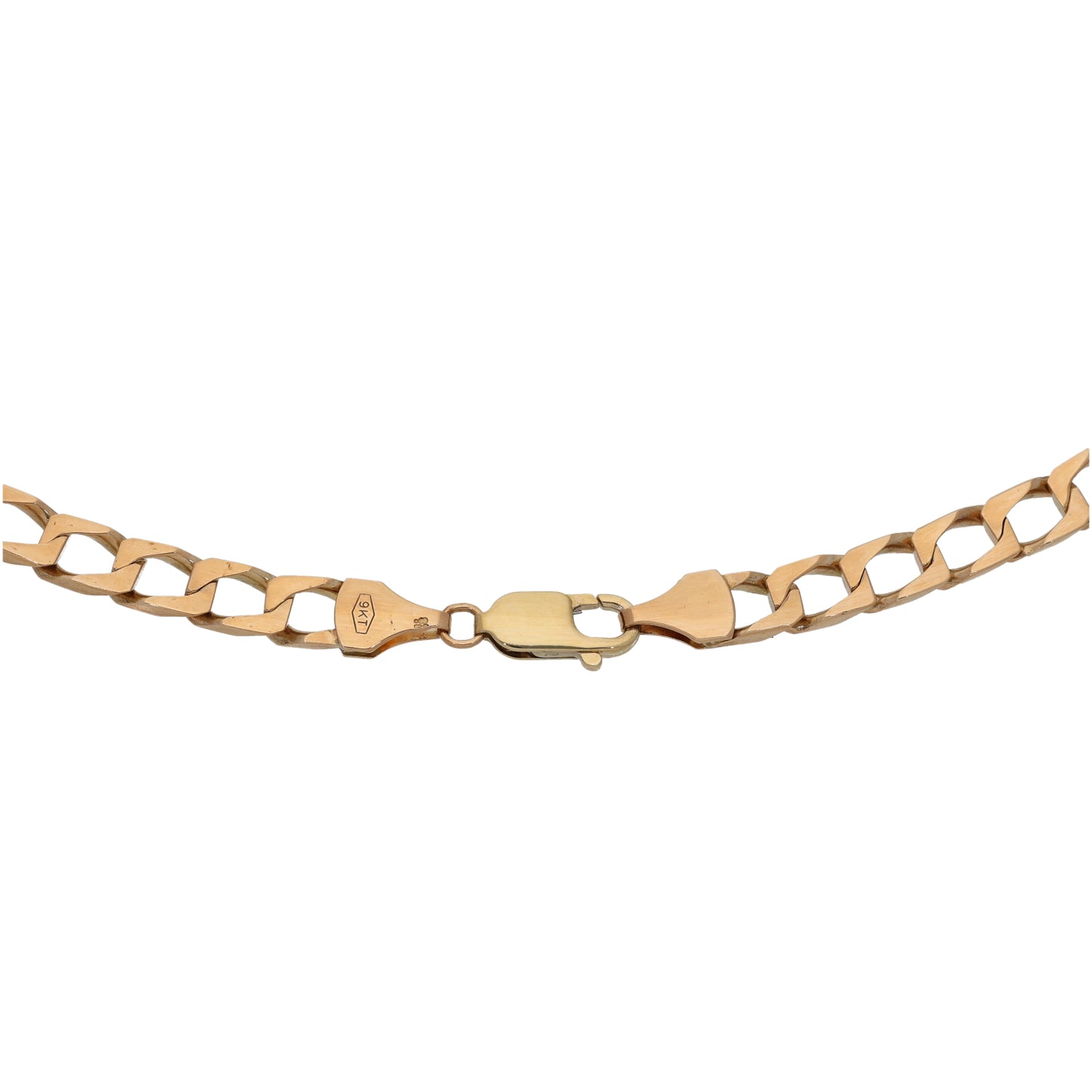 9ct Gold Curb Chain 20"