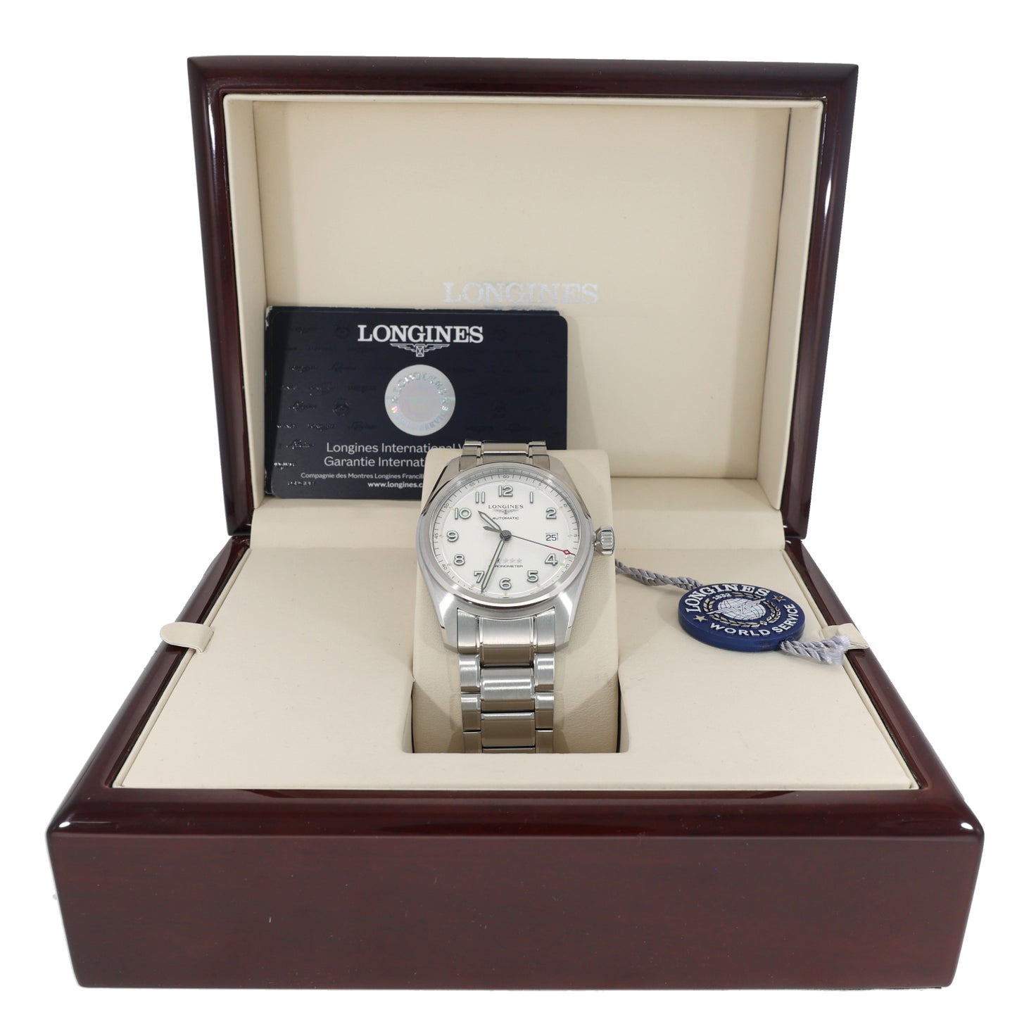 Longines Spirit L3.810.4 40mm Stainless Steel Watch