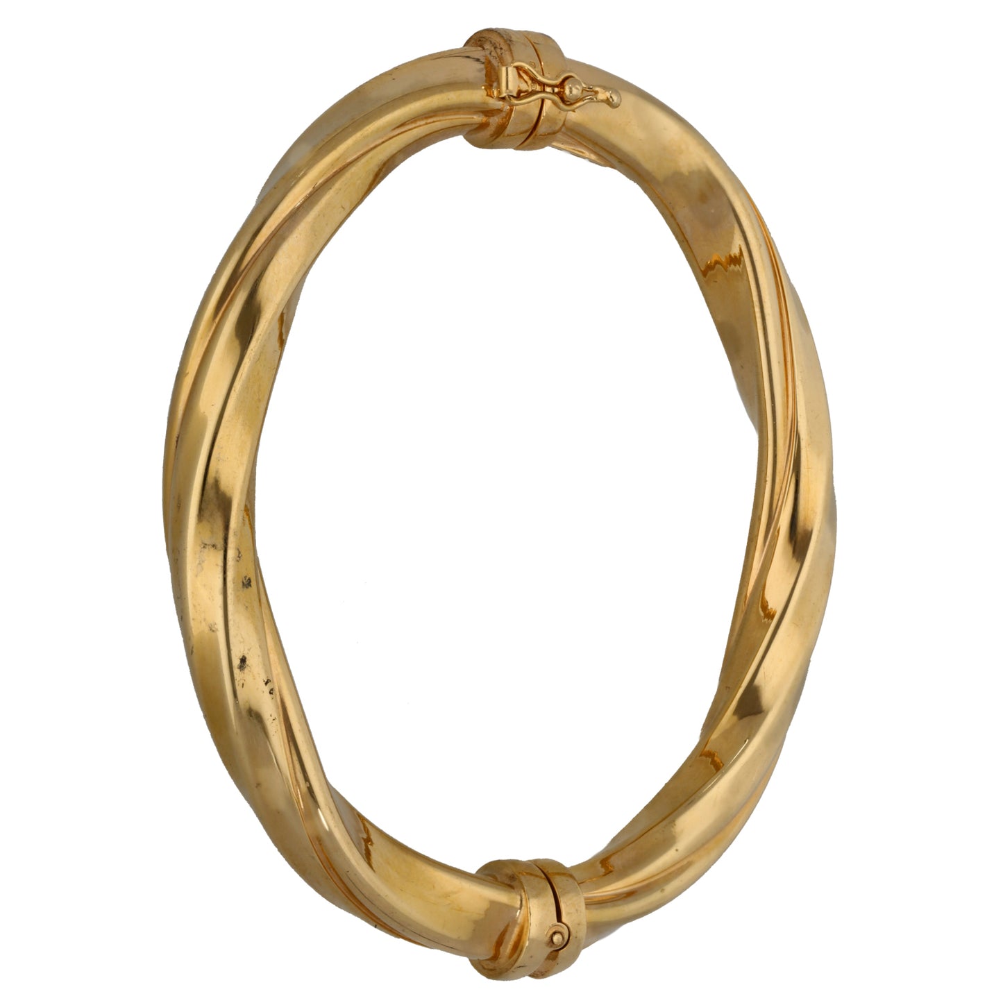 9ct Gold Hinged/Clasp Bangle