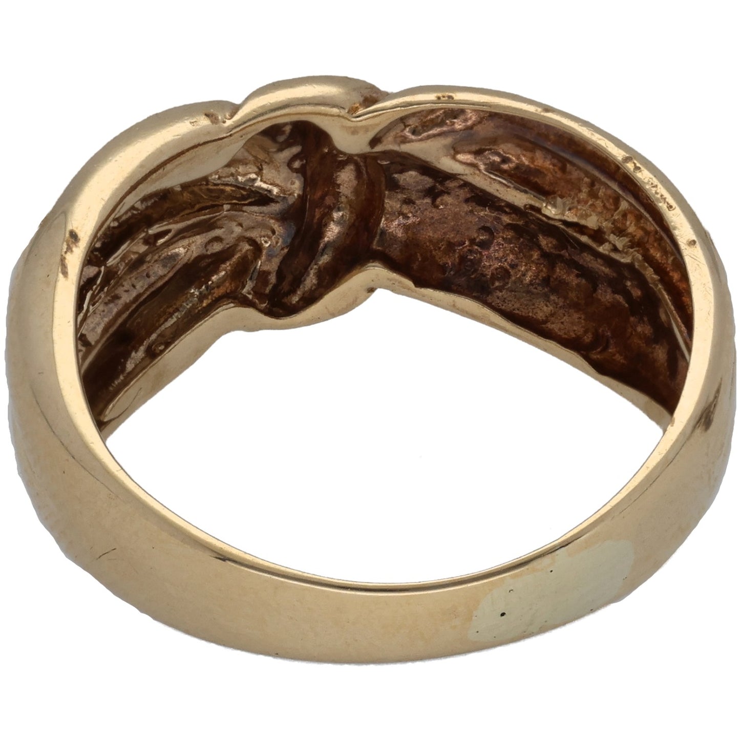 9ct Gold Alternative Ring Size O