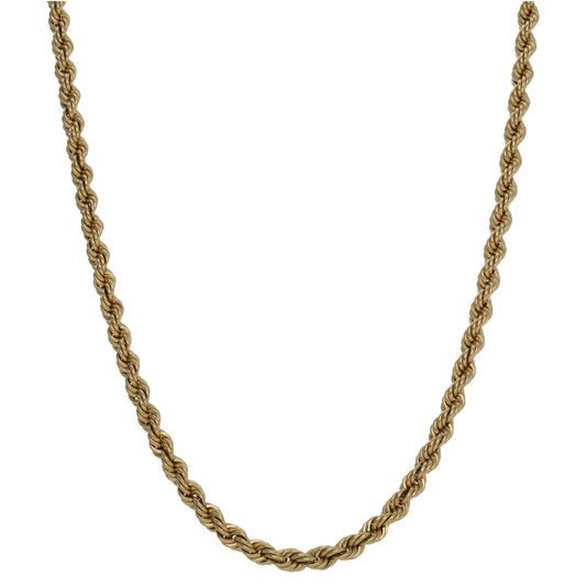 9ct Gold Rope Chain 24"