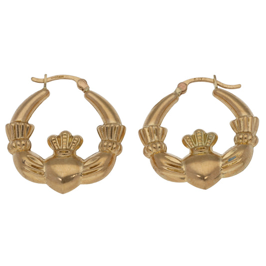 9ct Gold Creole Earrings