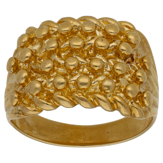 9ct Gold Keeper Ring Size V