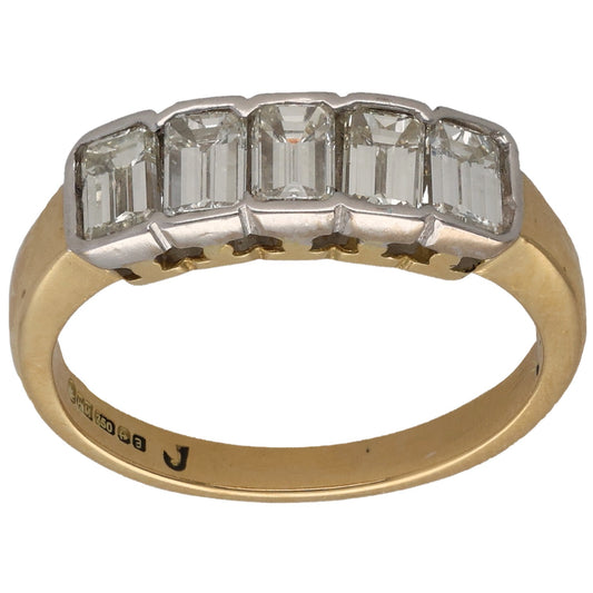 18ct Gold 1.75ct Diamond Dress/Cocktail Ring Size L