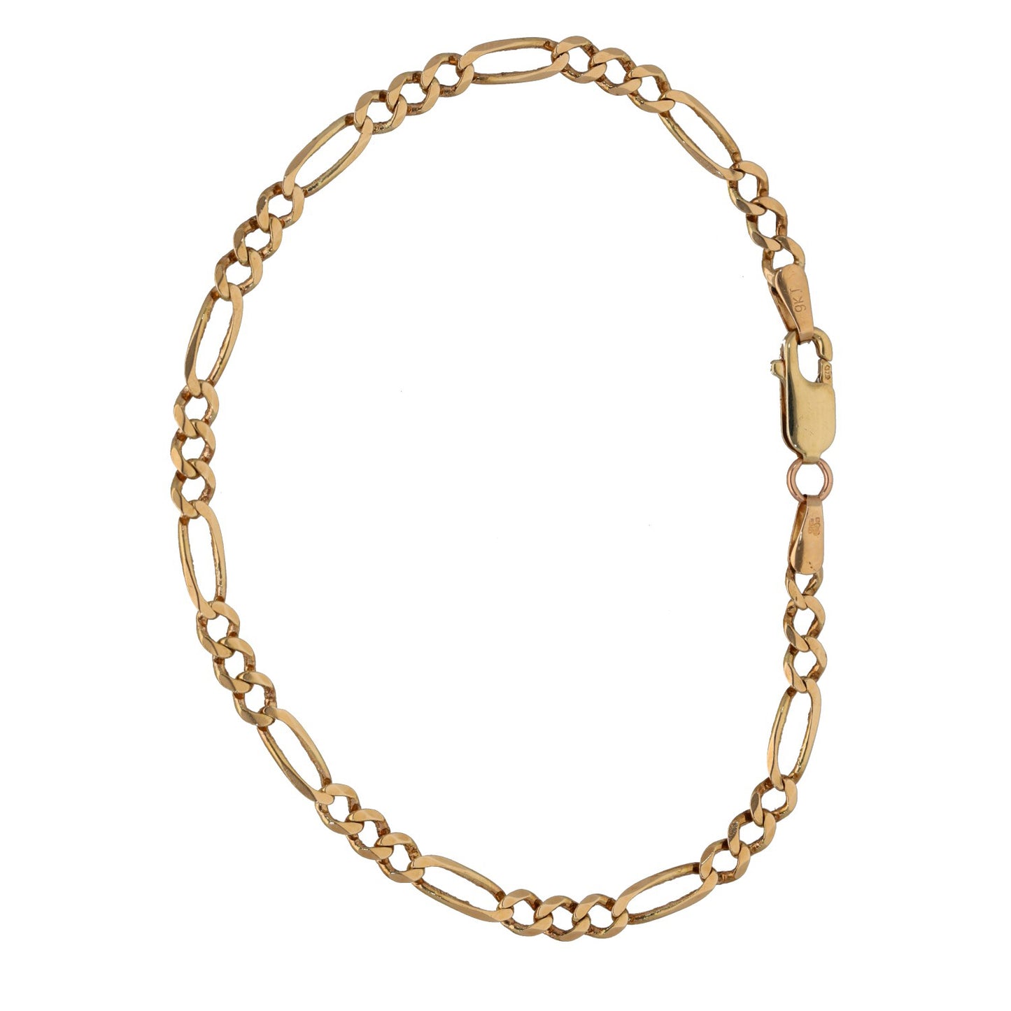 9ct Gold Figaro Bracelet