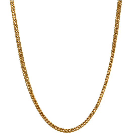 22ct Gold Foxtail Chain 24"