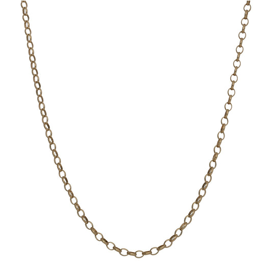 9ct Gold Belcher Chain 18"