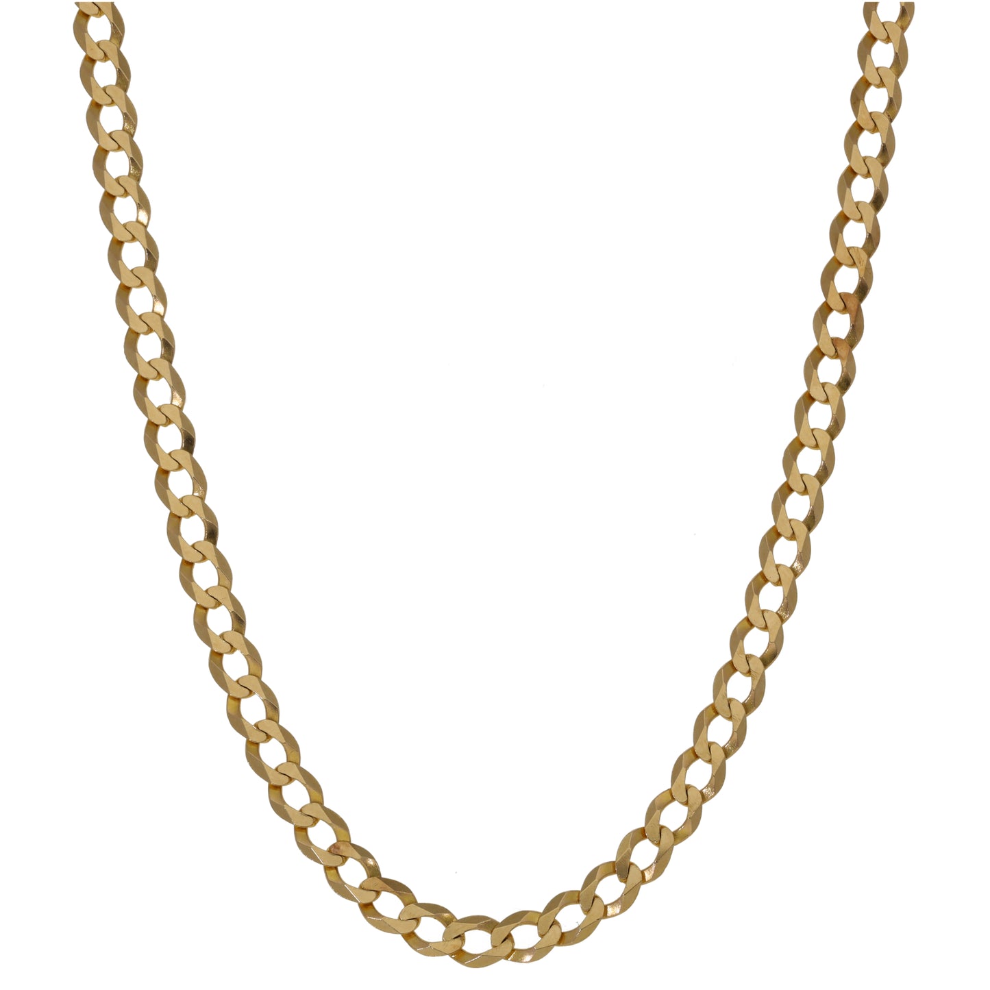 9ct Gold Curb Chain 20"