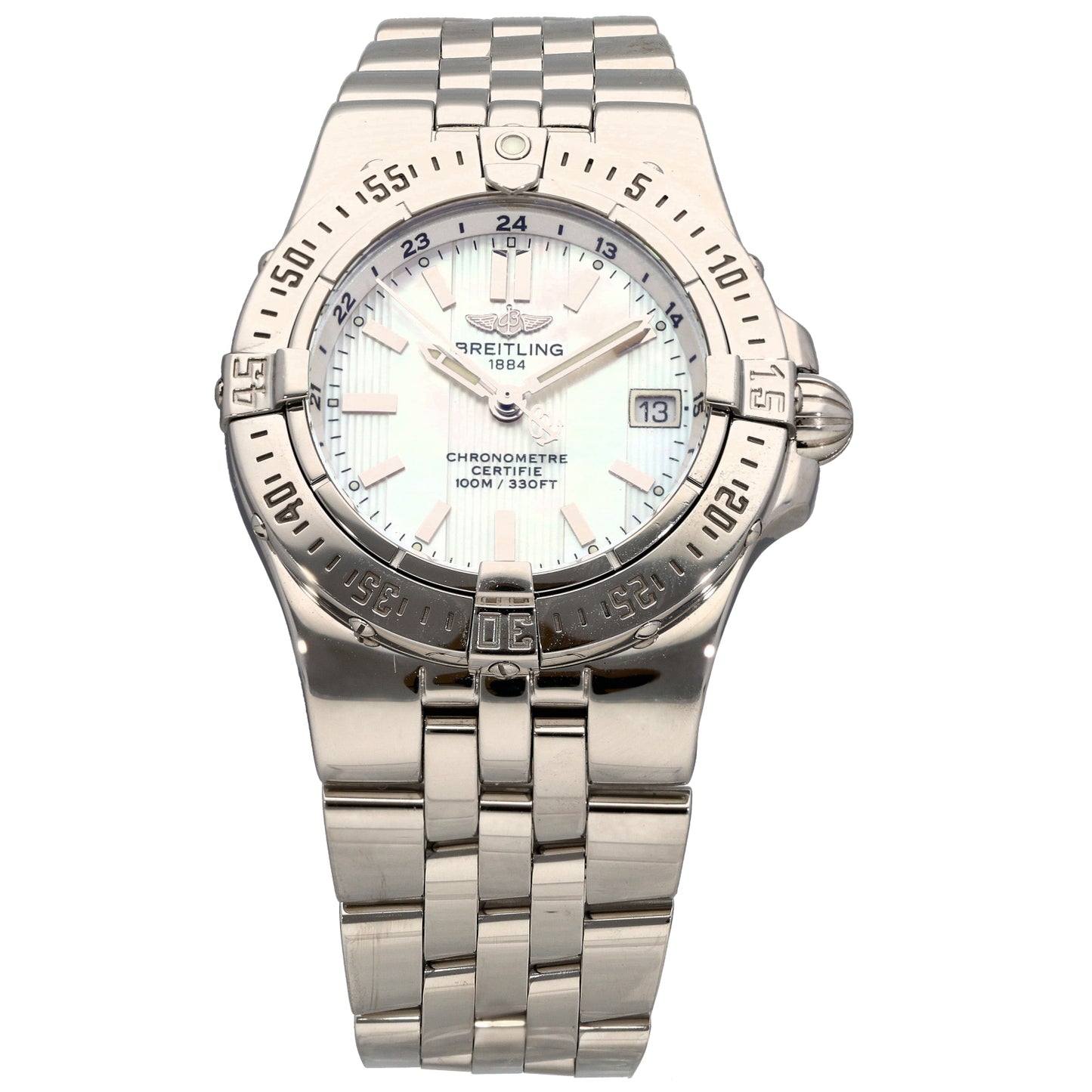 Breitling Starliner A71340 30mm Stainless Steel Watch