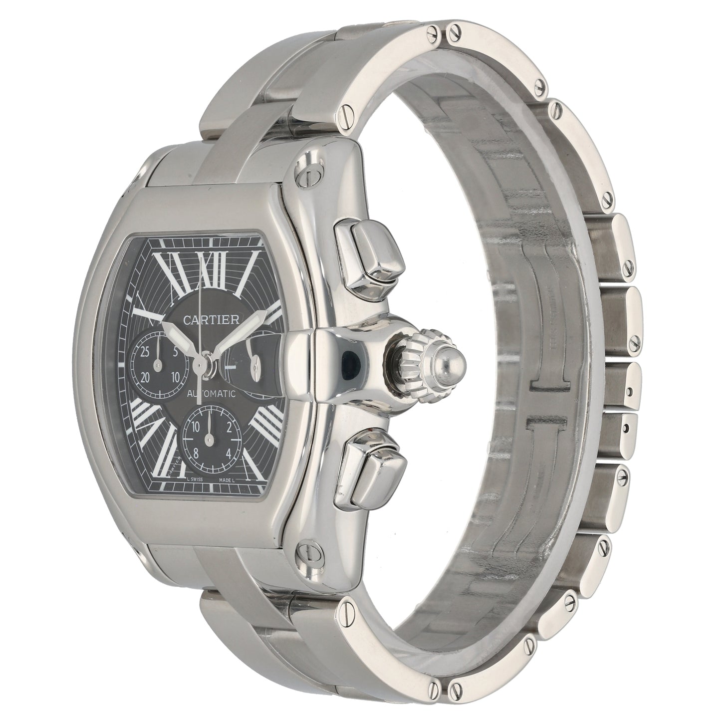Cartier Roadster W62020X6 39mm Stainless Steel Watch