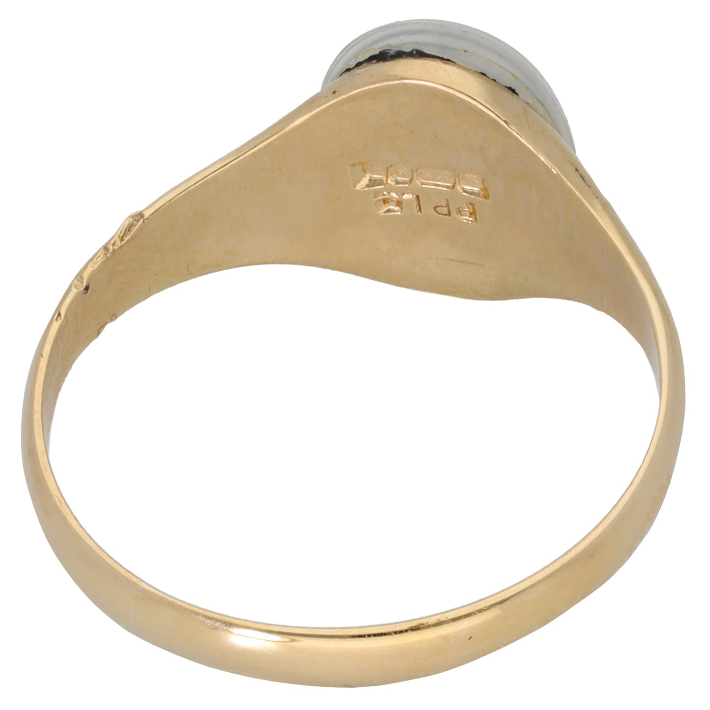 9ct Gold Opal Triplet Single Stone Ring Size O