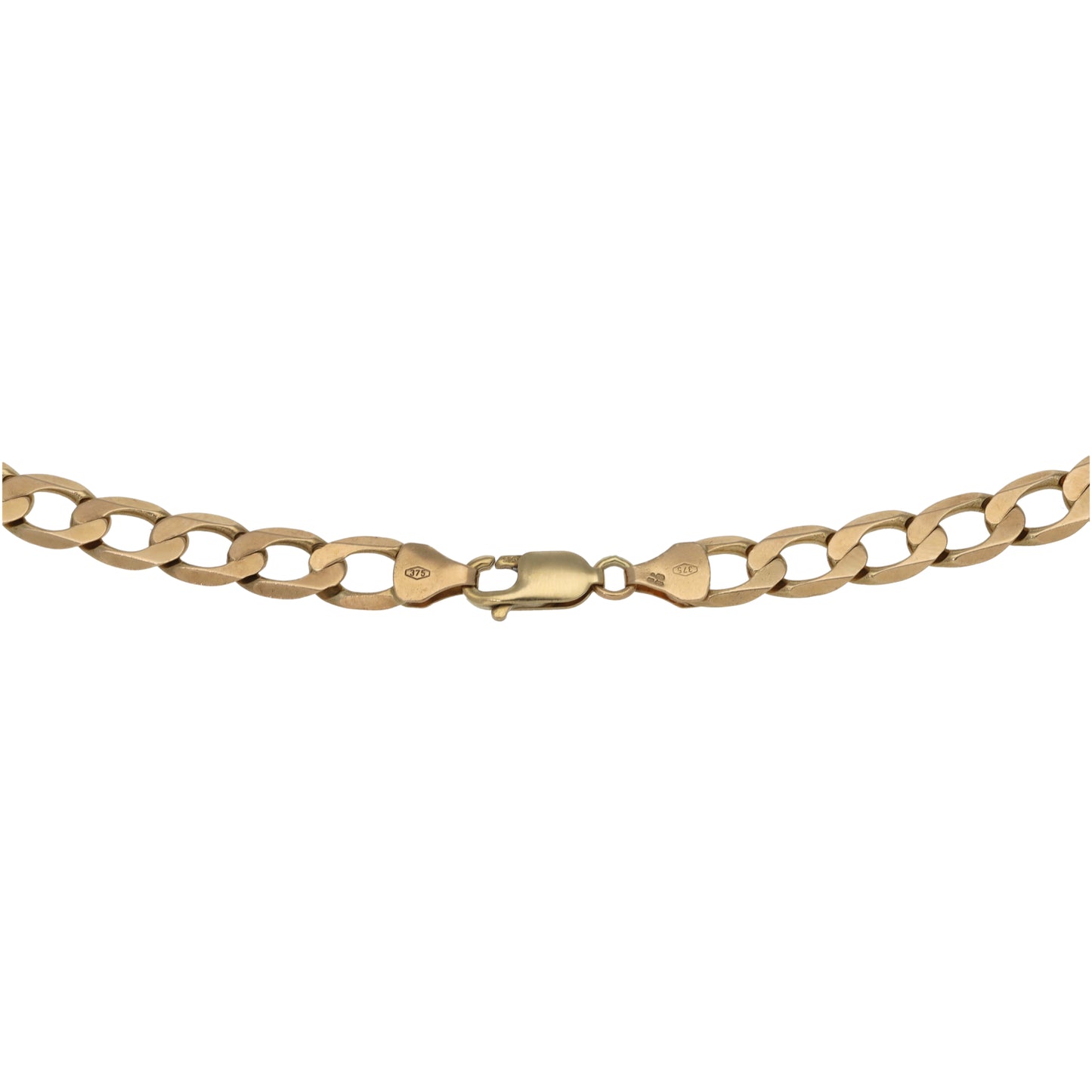 9ct Gold Curb Chain 20"