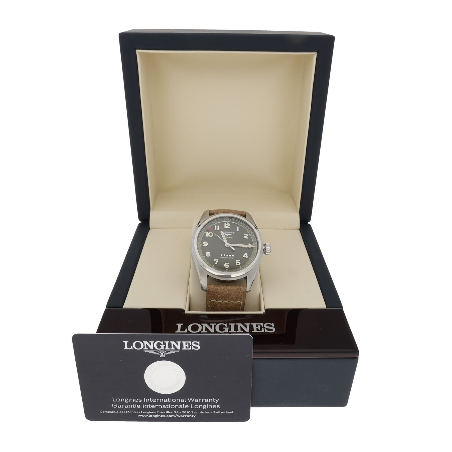 Longines Spirit L3.811.4 42mm Stainless Steel Watch