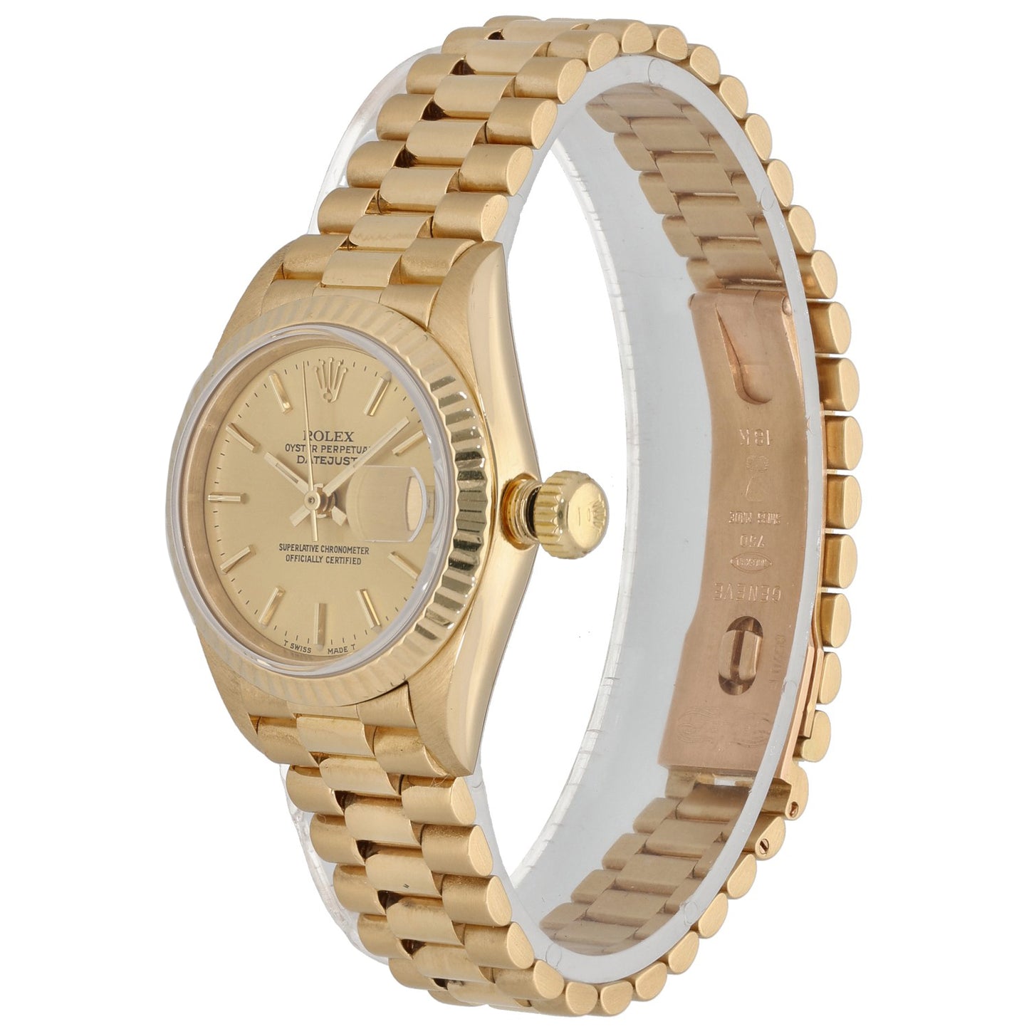 Rolex Lady Datejust 69178 26mm Gold Watch