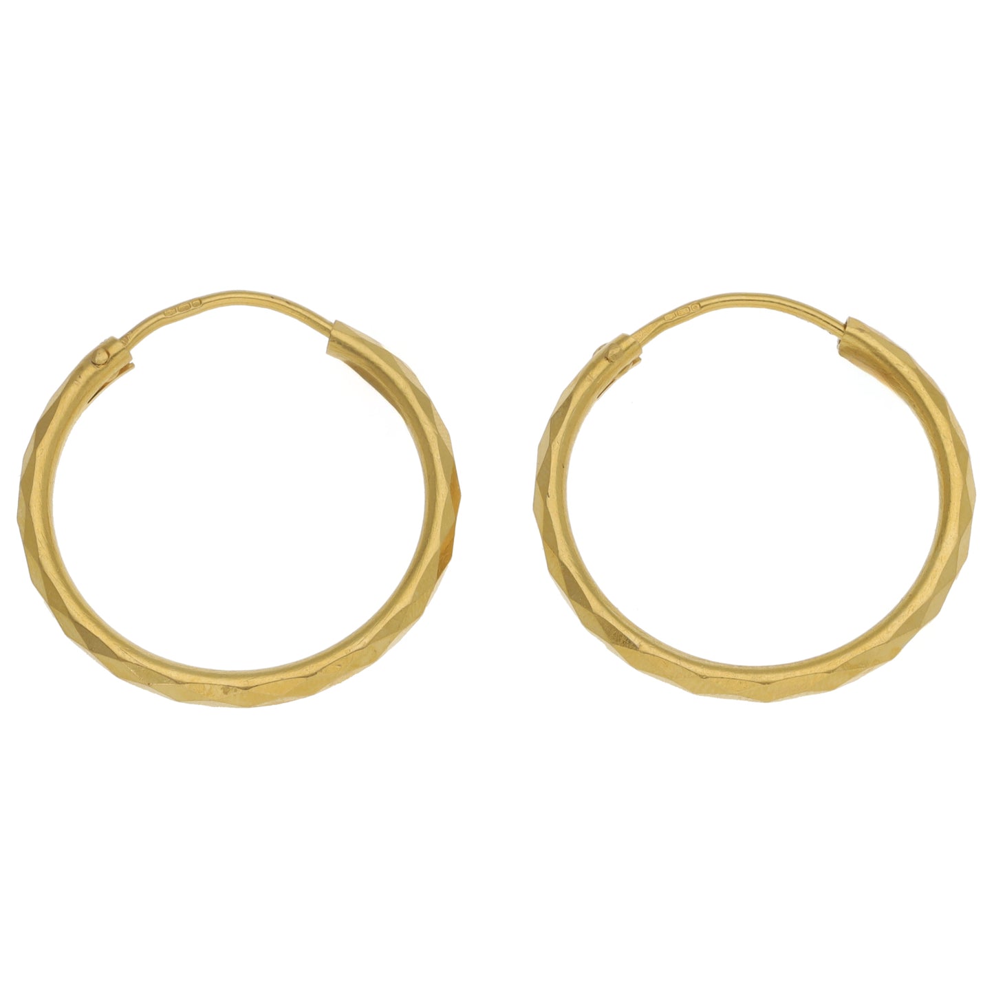 22ct Gold Hoop Earrings