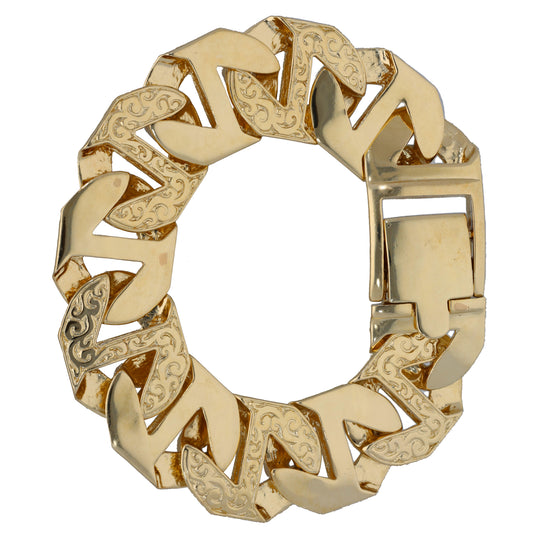 9ct Gold Curb Bracelet