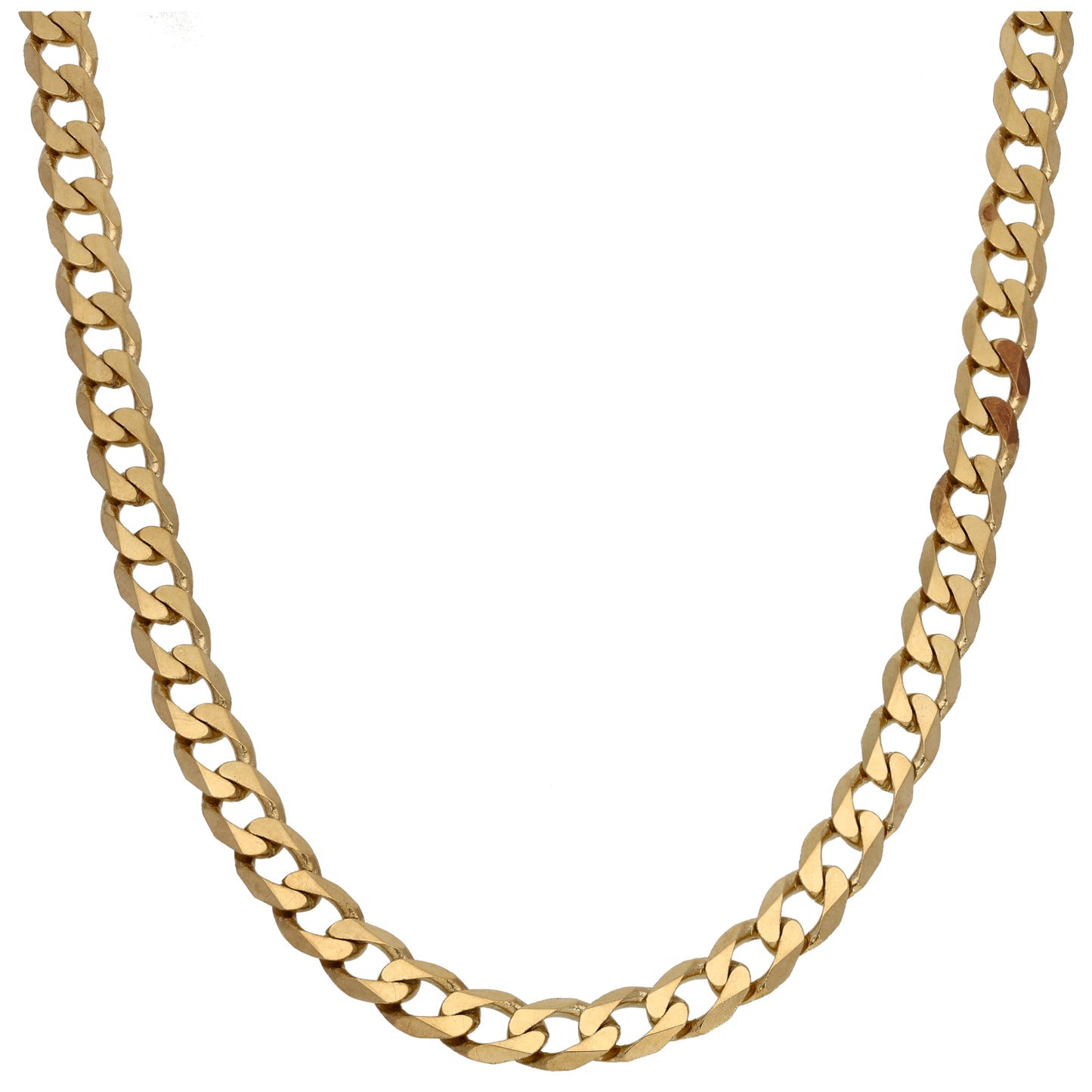 9ct Gold Curb Chain 20"