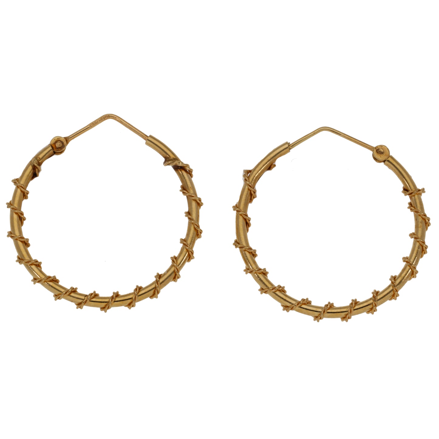 14ct Gold Hoop Earrings